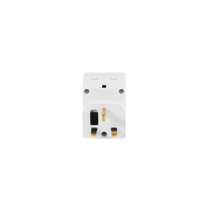 3 Way Adaptor 3 Pin Mains Socket 13 Amp Double Household Multi Plug Adapter UK