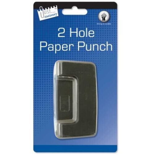 2 Hole Paper Punch New paper hole puncher blue x1