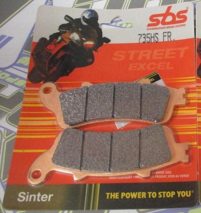 SBS HS Street Sinter HH Front Brake Pads for Honda CBR1100XX Super Blackbird