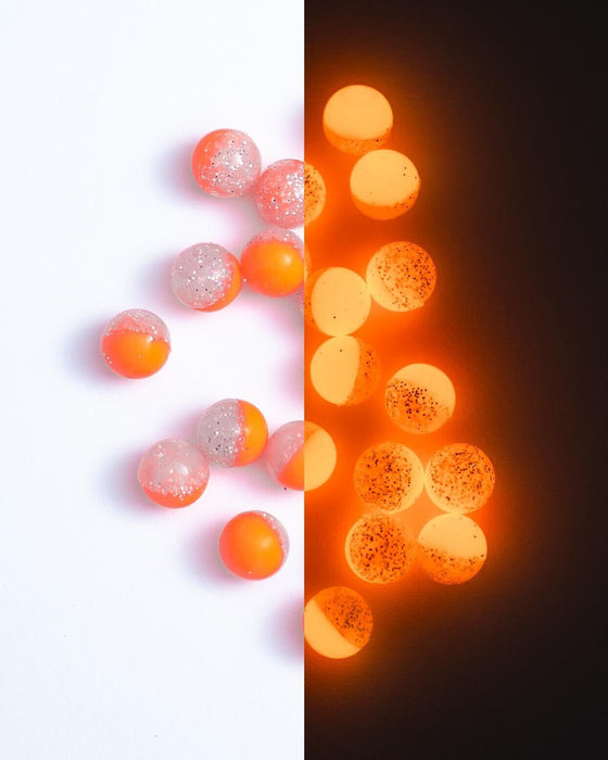 Inova Hi-Vis Duo Round Glow Beads / Sea Fishing Tackle 6mm x 25