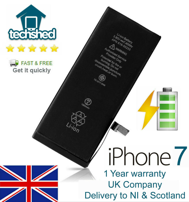 Replacement Battery for Apple iPhone 7 7G with Capacity of 1960mAH 3.82V N.IRE