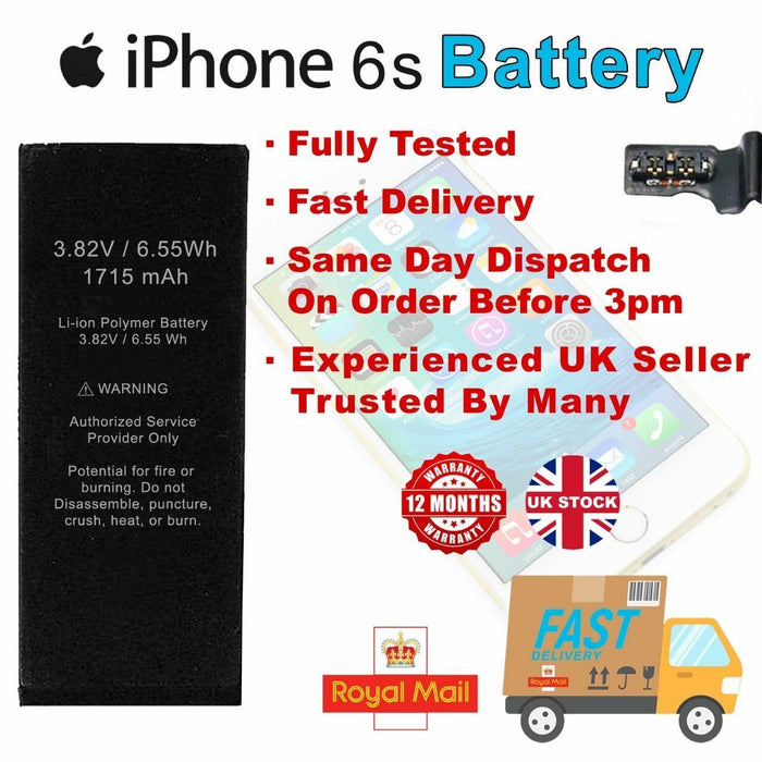 Replacement Internal Battery Part ForApple iPhone 6s UK Stock