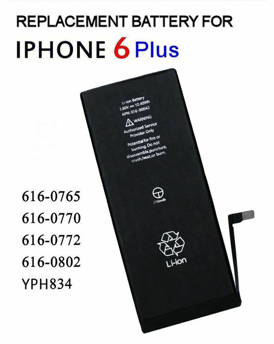 Replacement Internal Battery For Apple iPhone 6 Plus 6+ 2915mAh CE UK