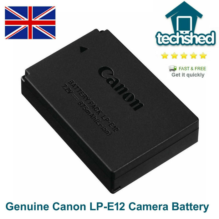 Original LP-E12 Battery EOS-M2 EOS M10, EOS 100D Rebel SL1 Kiss X7 Canon LP E12