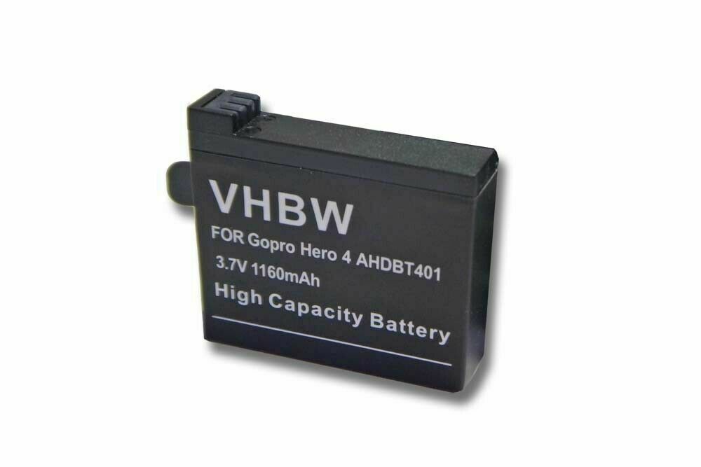 Replacement Battery 1160mAh Li-Poly for GoPro Hero 4, AHDBT-401, 335-06532-000