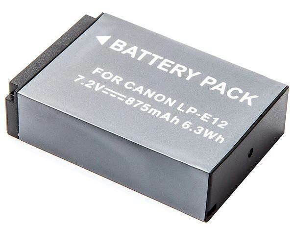 Replacement  Canon LP-E12 Battery EOS-M2 EOS M10, EOS 100D Rebel SL1 LP E12