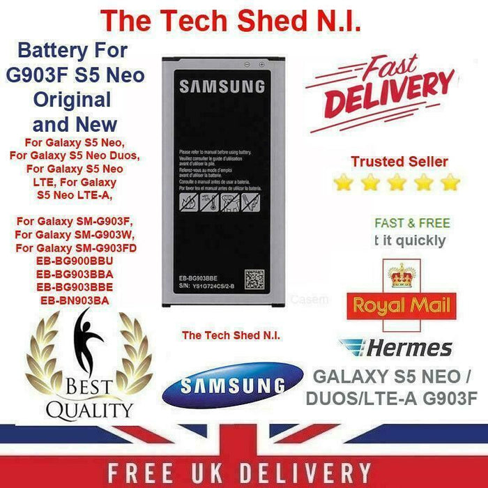 Original Samsung Battery EB-BG903BBE Galaxy S5 Neo SM G903F Battery NI Supplier