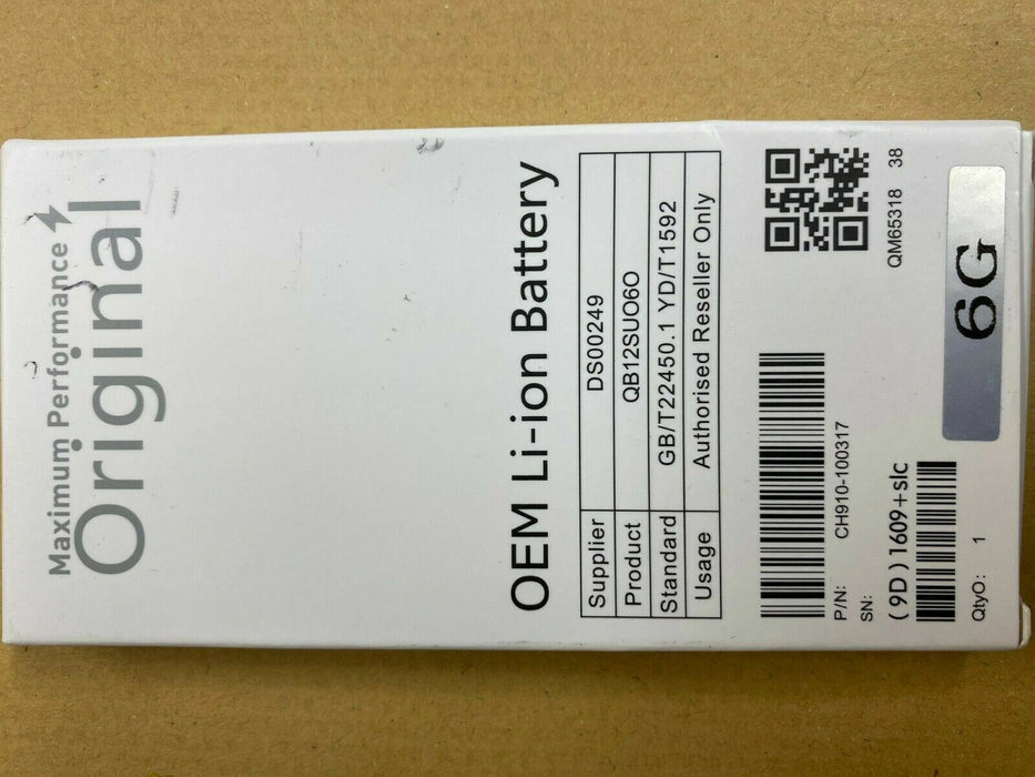 Replacement Apple iPhone 6 battery 1810mAh 3.82V Li-ion