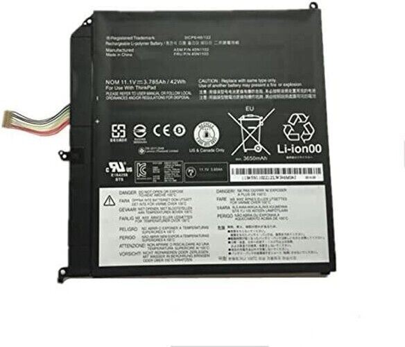 45N1103 Laptop Batteries For ThinkPad Helix(20CGA01PCD) FRU Helix(20CGA01RCD)（11