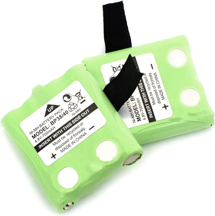 4.8v 700mah Ni Mh Battery Pack, Rechargeable for Bp-38 Bp-40