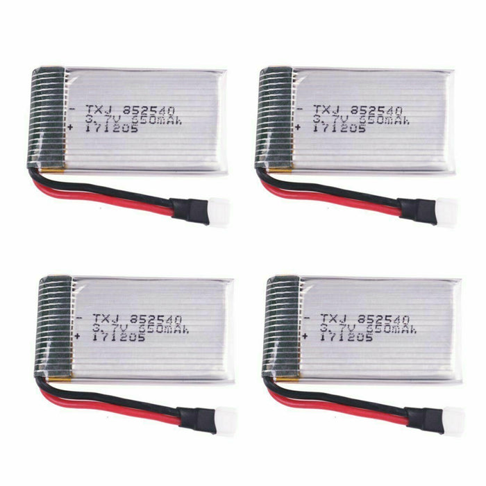 4 x 650mAh 3.7V Lipo Battery For Syma X5C X5SC X5SW RC Drone Quadcopter skyviper