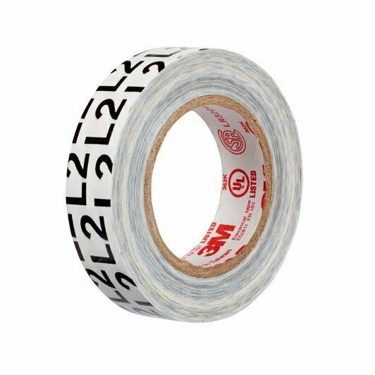 3m™ temflex™ pre-printed 3 phase marking tape (L2) - 15 mm x 10 m L2 MARK