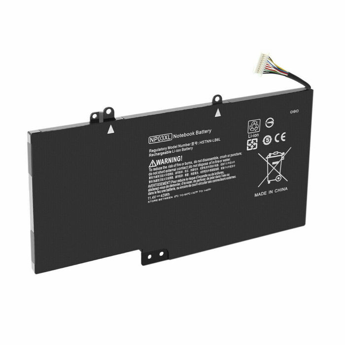 3.9Ah NP03XL Battery 760944-421 TPN-Q146 HSTNN-LB6L For HP Pavilion X360 Envy 15