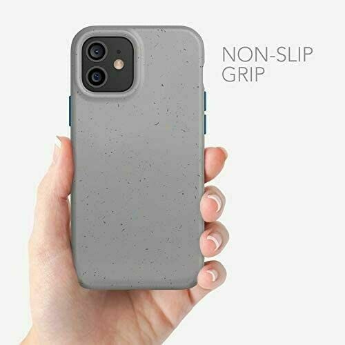 Tech21 EcoSlim Case for iPhone 12 / iPhone 12 Pro | 100% Biodegradable, Non-Slip