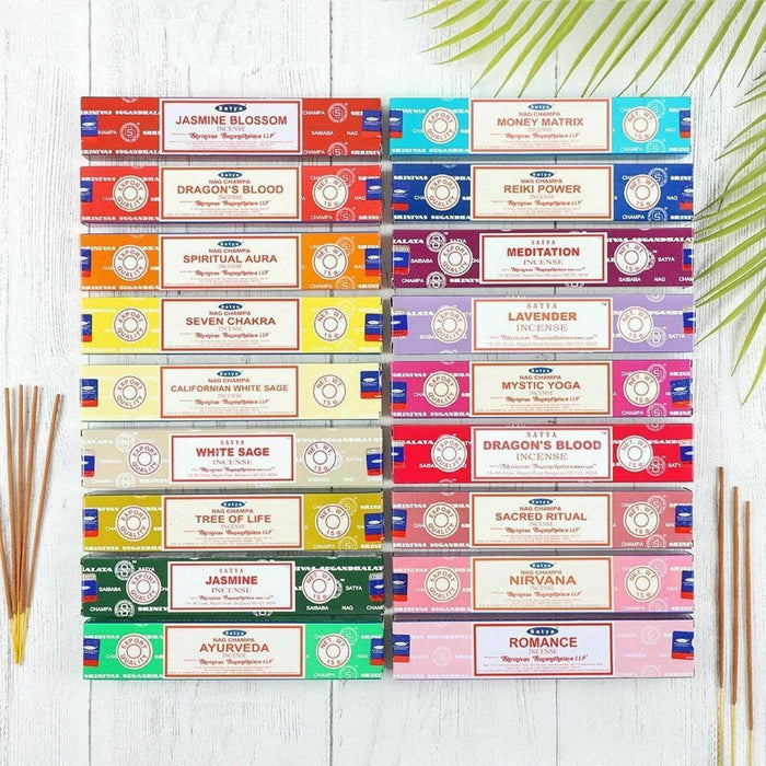 Satya Incense Sticks Insense Nag Champa Insence Joss Incence Mix & Match 15g