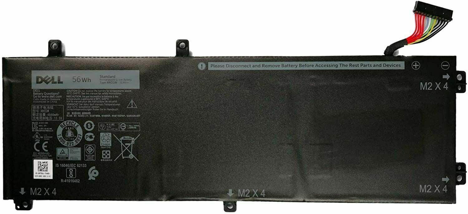 GENUINE DELL XPS 15 9550 PRECISION 5510 56Wh 11.4V BATTERY RRCGW 0M7R96