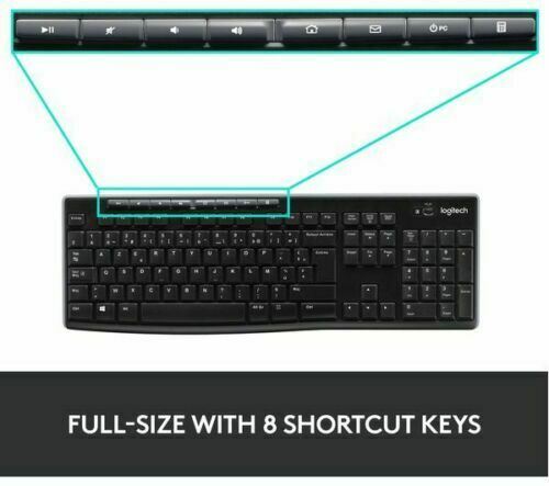 LOGITECH Combo MK270 Wireless Keyboard & Mouse Set