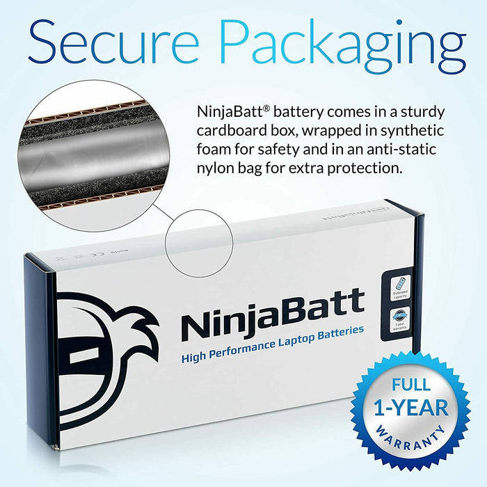 NinjaBatt Battery for HP OA04 740715-001 746641-001 HSTNN-LB5S 15-G092SA 250 G3