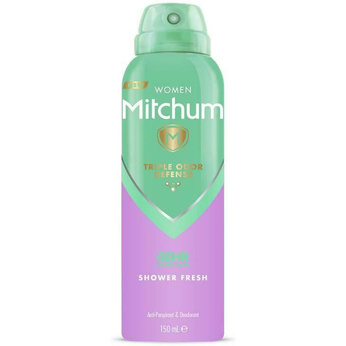 Mitchum Woman Deodorant Spray Shower Fresh Triple Odor Defense 200ml x2