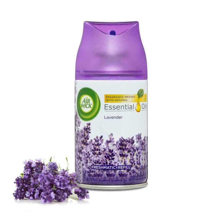 Air Wick Purple Lavender Meadow Freshmatic Max Refill  250ml Automatic Spray x2