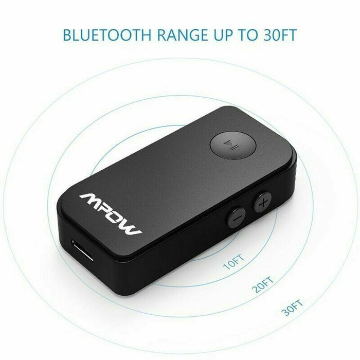 Wireless Handsfree Car Receiver Adapter Bluetooth 5.0 Audio Stereo Music Mpow