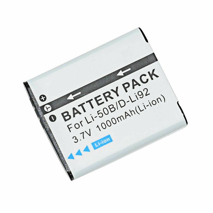 Olympus Li-50B,Pentax D-Li92, Ricoh DB-100 D-LI92 Replacement Battery