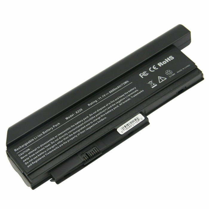 BATTERY 6600mAh for Lenovo ThinkPad 0A36281 / 0A36282 / 0A36283 / 42T4861