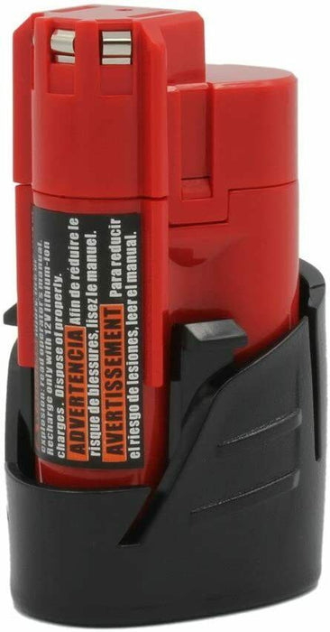 12V 1.5Ah Battery for Milwaukee Cordless Impact Driver M12 48-11-2401 KINSUN