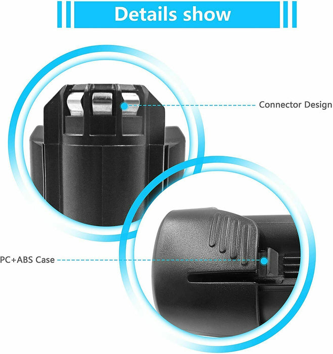 BAT411 Battery Li-ion 12V 2.0ah Compatible with Bosch BAT420 BAT412 BAT413