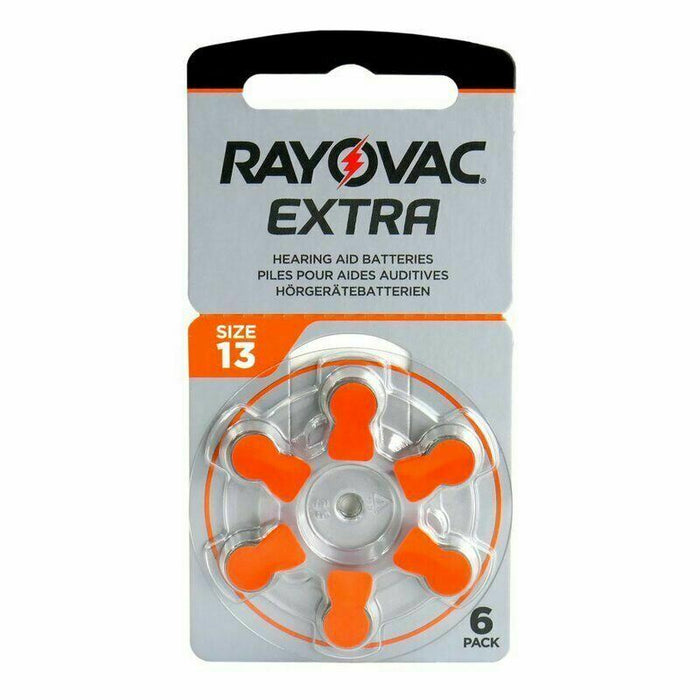 Rayovac Crystal Clear Hearing Aid Batteries Plus x 12 Size 13 PR48 1.45V UK ☆☆☆☆