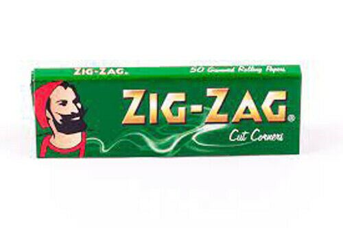 Zigzag Green Regular Cigarette Rolling Papers Finest Quality 10 Booklets