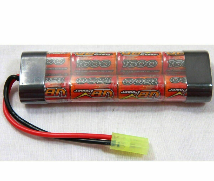 Vb Power Std Airsoft Battery 9.6v Battery 1600 Mah Deans Connector Ni-Mh Battery