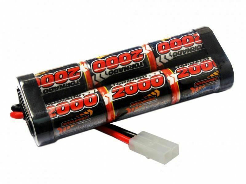 Overlander Tornado 2000mah 7.2v NiMH Premium Sport Battery