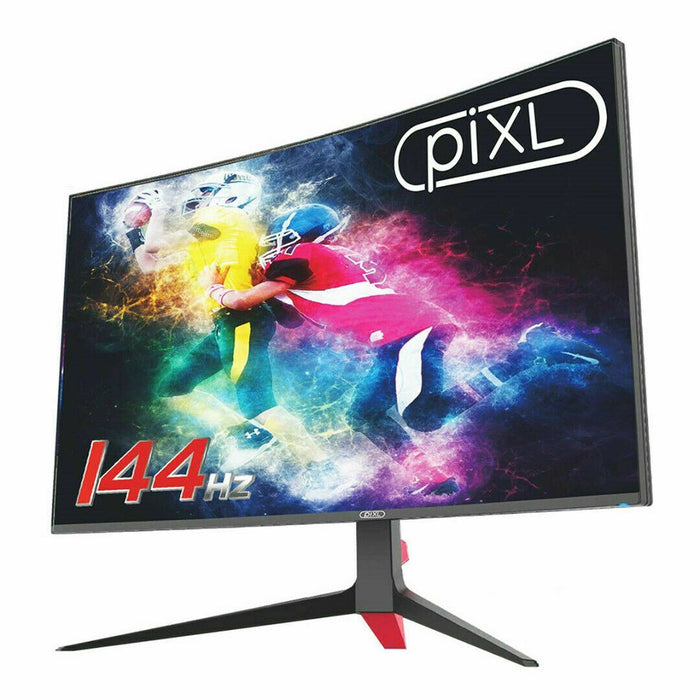 PC Gaming Monitor 144Mhz 24 Inch Curved LED Widescreen HDMI / Display Port Pixl