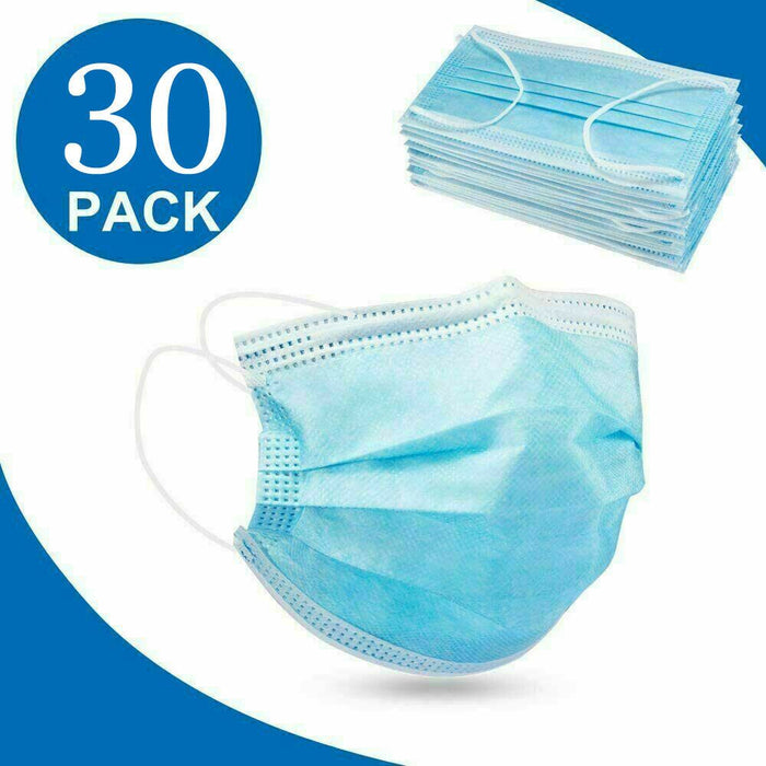 Disposable Face Mask 3 Ply Mouth Guard Cover Face Masks Protection