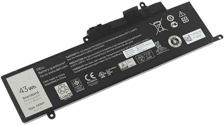 Replacement GK5KY Battery Dell Inspiron 11 3147 3148 / 13 7347 7348  43Whr