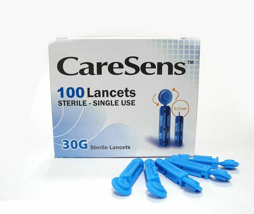 CareSens - 100 Sterile Lancets - 30G