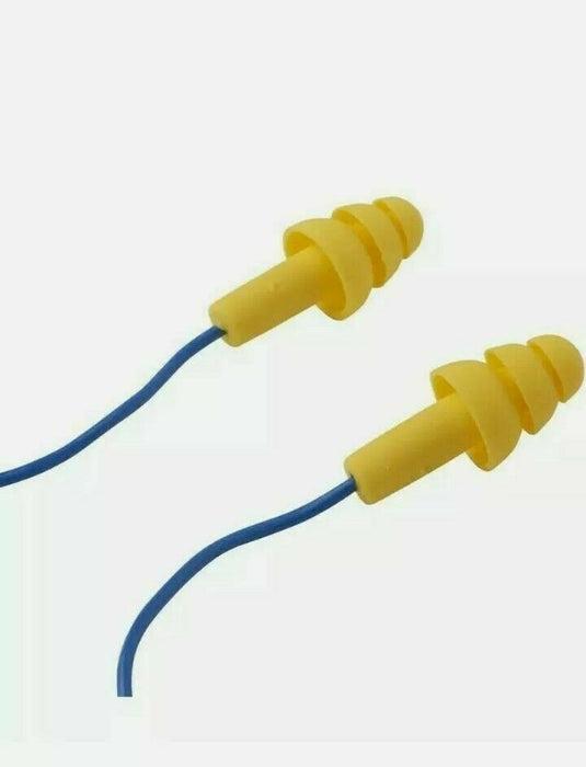 10 x 3M EAR UF-01-000 Ultrafit CORDED Reusable Pre Moulded Ear Plugs ONE Pair