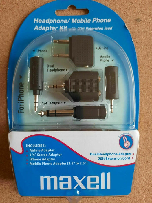 Maxell Headphone/Mobile Phone Adaptor Kit