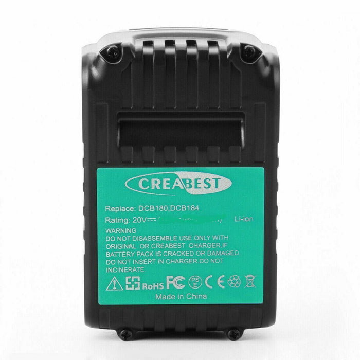 18v 5.0AH Battery DCB182 DCB184 For DEWALT DCB205 DCB200 XR Slide DCF885