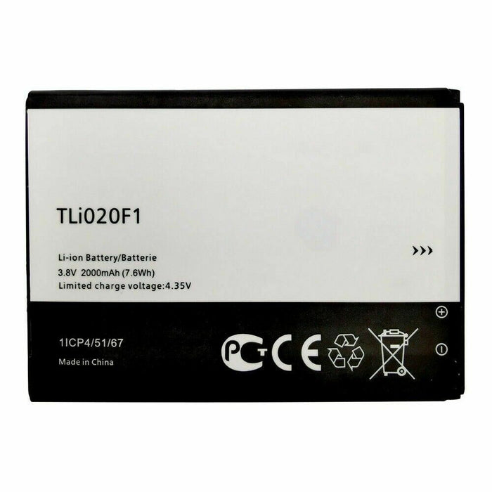 ALCATEL TLi020F1 U5 5044D 5044Y 5044I 5044T 5047D 2000mAh Replacement battery