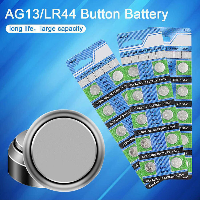 30 x AG13 LR44 CX44 357A ALKALINE BUTTON / COIN CELLS BATTERIES