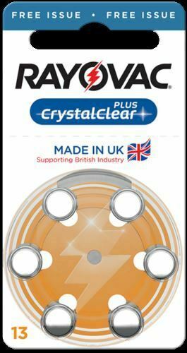 12 Rayovac Crystal Clear Plus Hearing Aid Batteries Size 13 PR48 1.45V     ☆☆☆☆☆