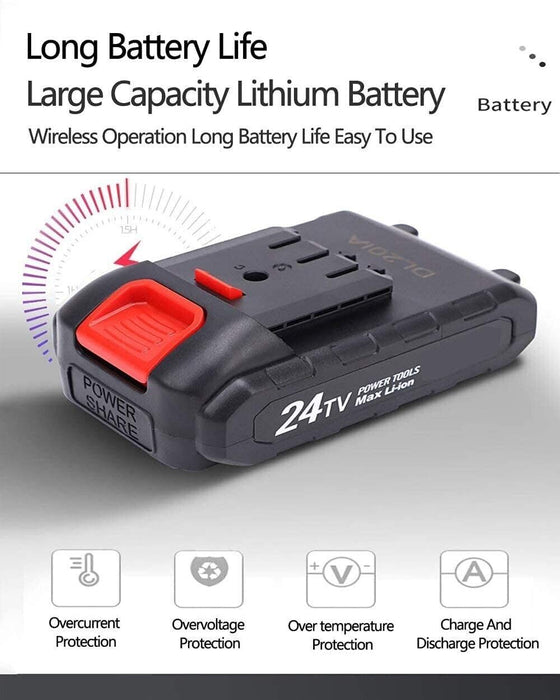 24V Lithium Battery for Cutting Pruner for Tree Branches