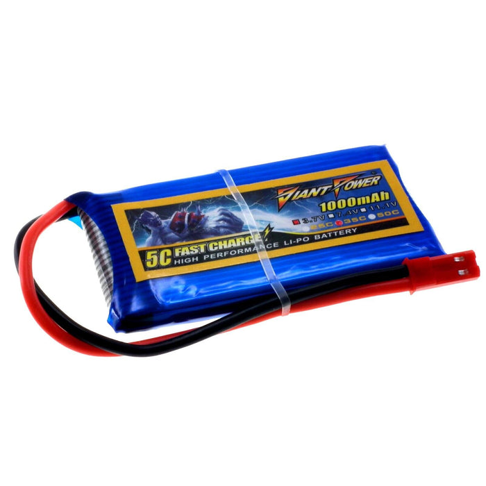 3.7V 1000mAh 35C/70C LiPO RC Battery Giant Power