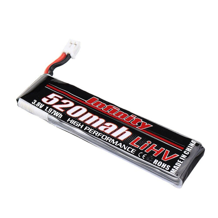 AHTECH Infinity 3.8V 520mAh 85C 1S HV 4.35V Lipo Battery PH2.0 Plug for Emax Tin