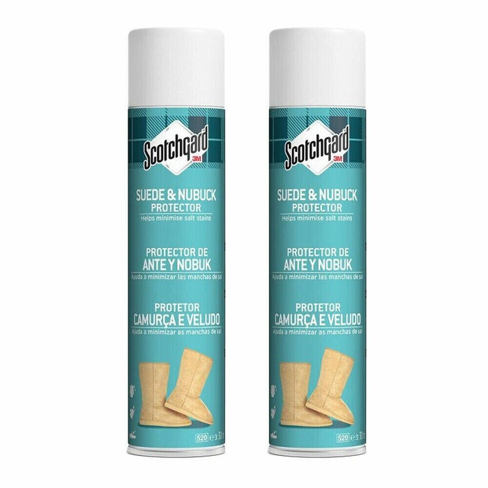 2x Scotchgard 3M Suede and Nubuck Protector Spray  300ml Shoe Protect Spray