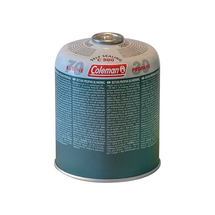 Coleman C500 Screw On Gas Cartridge 70/30 Butane/Propane Mix x2