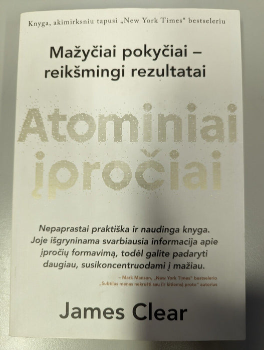 "Atominiai Iprociai" Lithuanian Book Lietuviskos Knygos