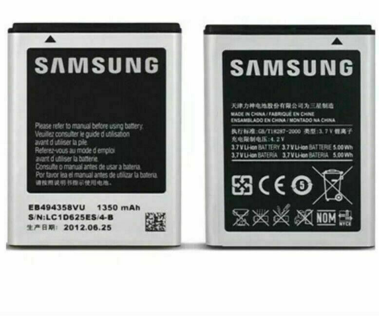 New Battery For Samsung Galaxy Ace GT S5830i S5839i EB494358VU